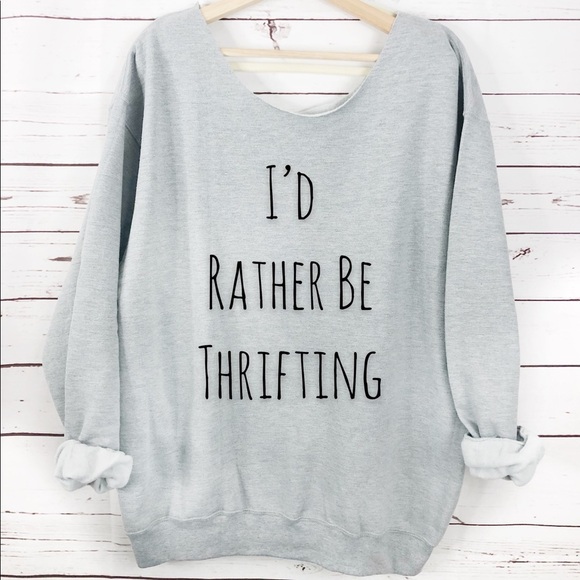 NEW OVERSIZED THRIFTING GRAPHIC SWEATER S-5X - Picture 2 of 3